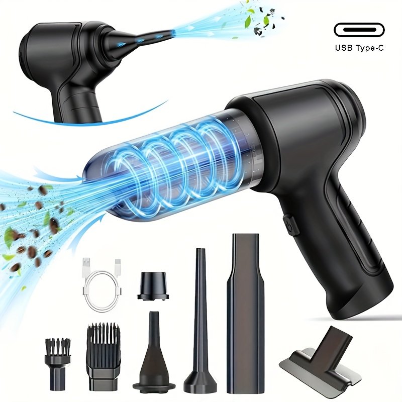 Aspirateur à Main « TurboVac » – Sans Fil 2-en-1, Aspire & Souffle — default (2/9)