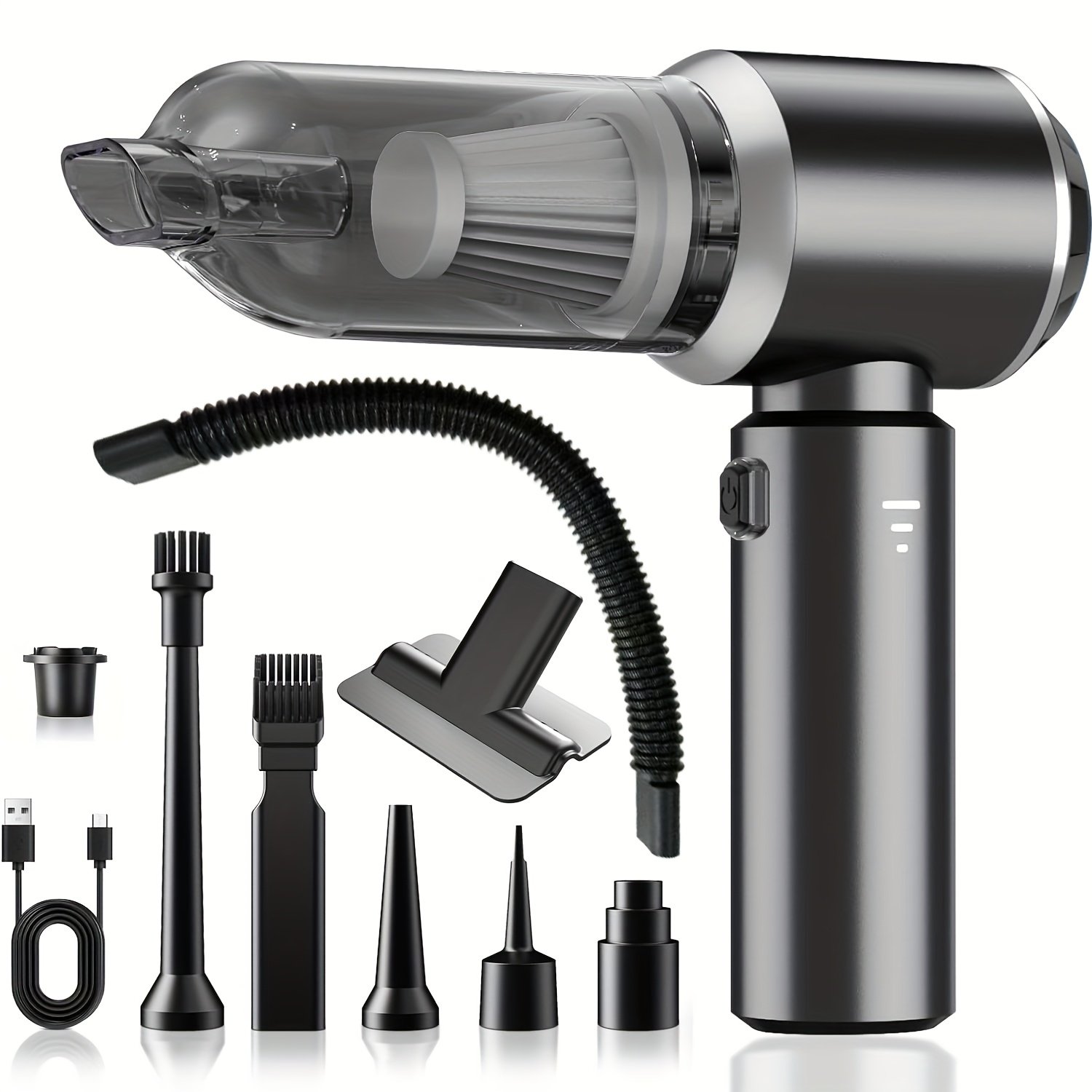 Aspirateur à Main « TurboVac » – Sans Fil 2-en-1, Aspire & Souffle — default (3/9)