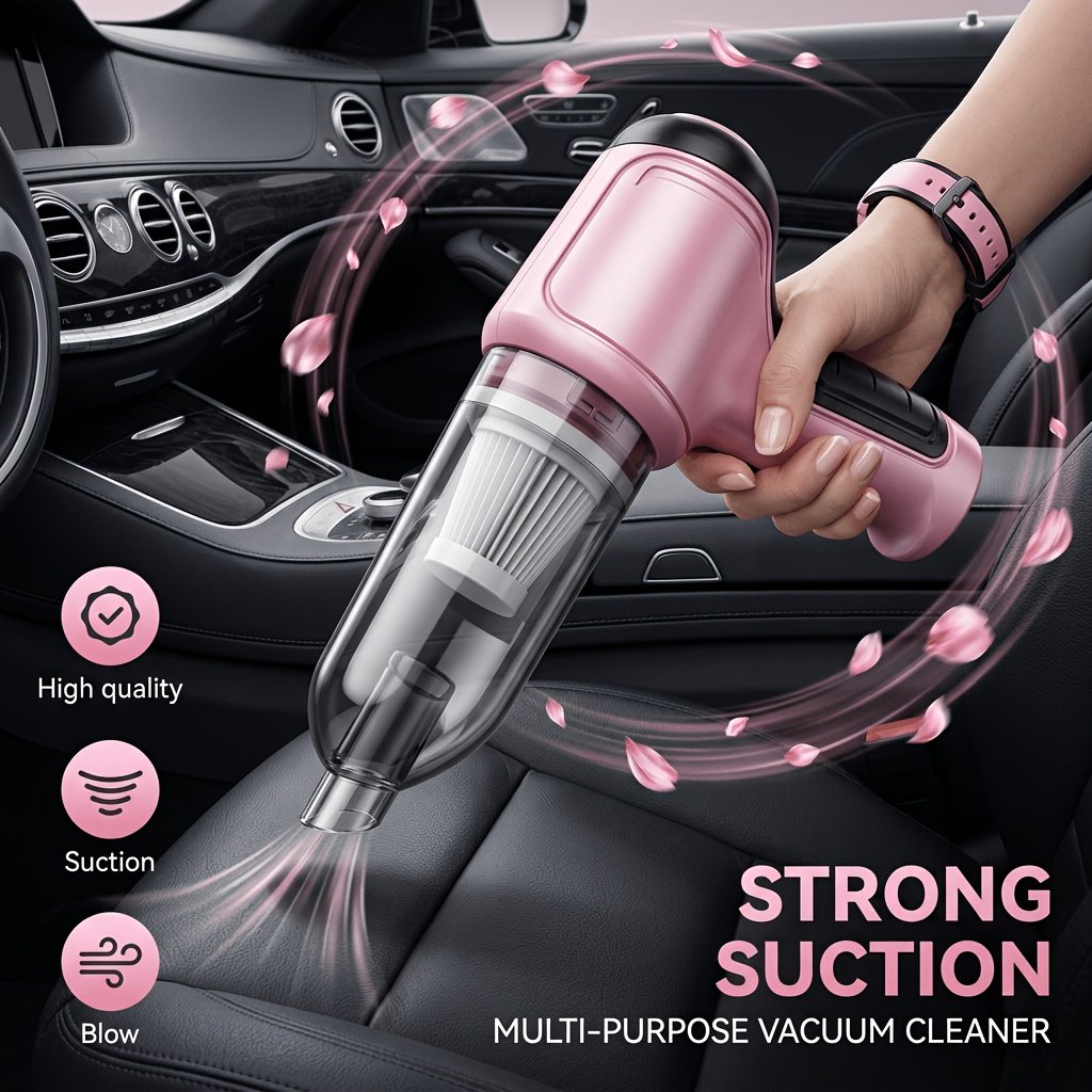 Aspirateur à Main « TurboVac » – Sans Fil 2-en-1, Aspire & Souffle — default (5/9)