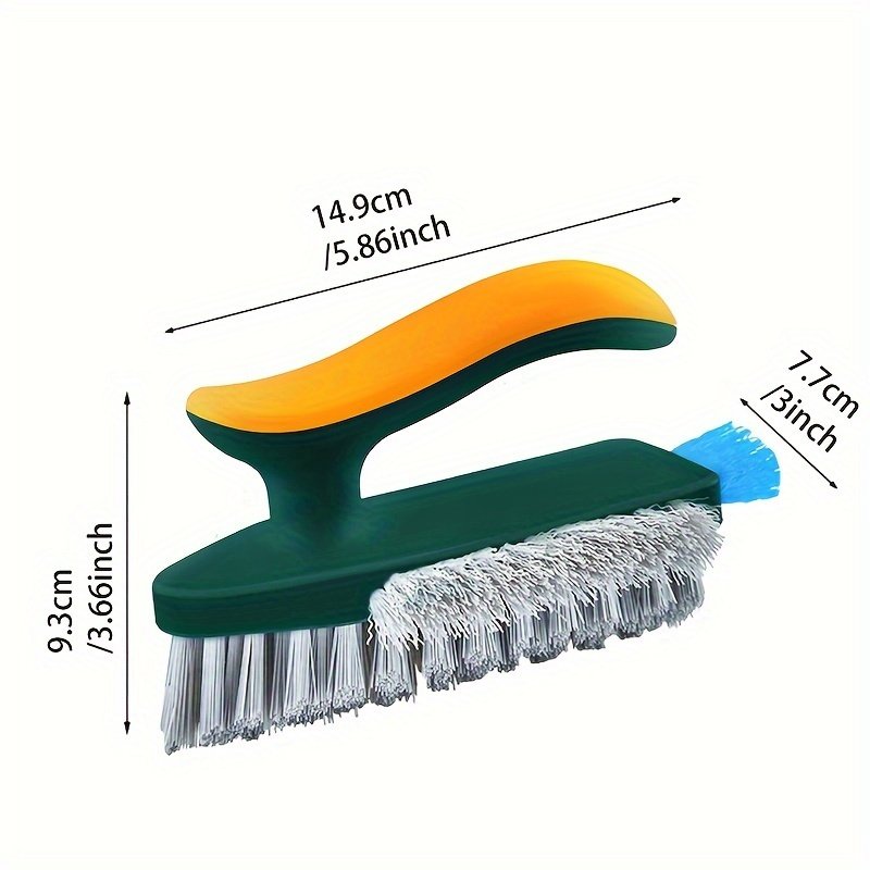 Brosse 2-en-1 « Rainura » – Joints, Rainures & Recoins — Vert (3/9)