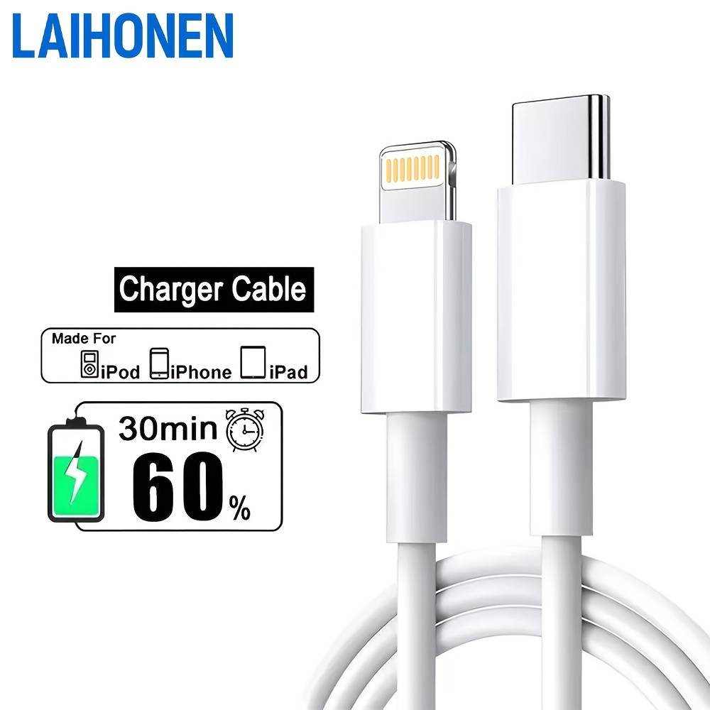 Cable "Swift" – USB-C to Lightning Fast Charging Braided Nylon