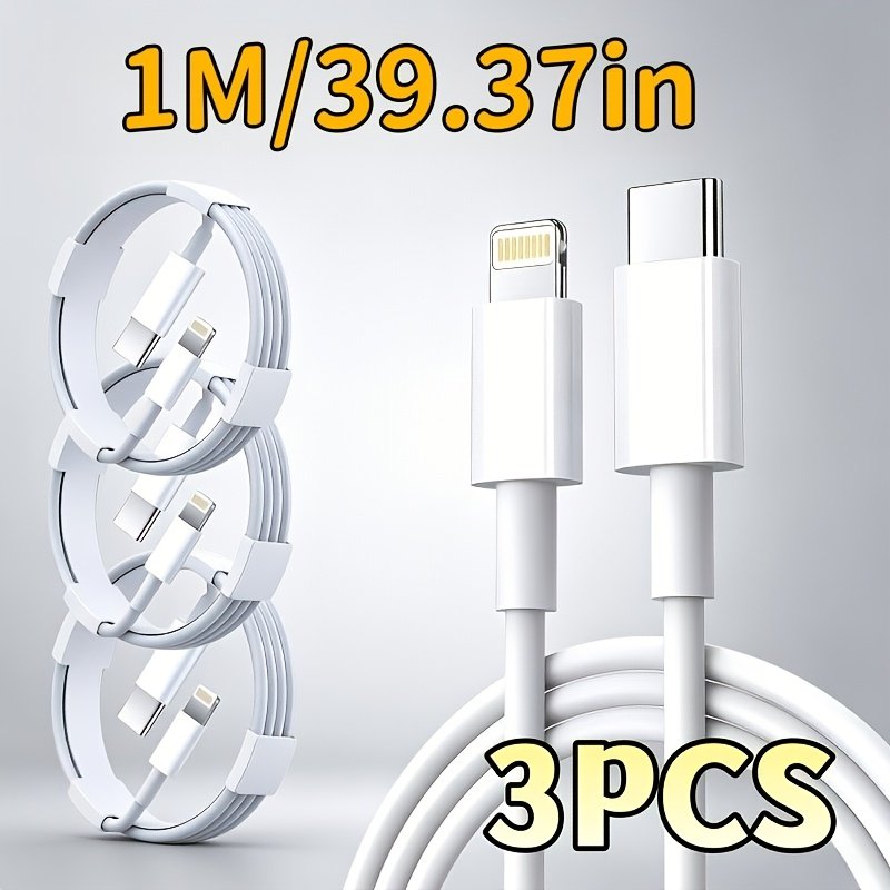 Câble « Swift » – USB-C vers Lightning Charge Rapide Nylon Tressé — 1 m (4/4)