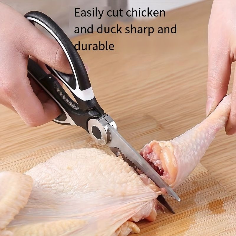 Multi-Function Stainless Steel Kitchen Scissors "Cut-All" – Poultry, Herbs & Bottle Opener