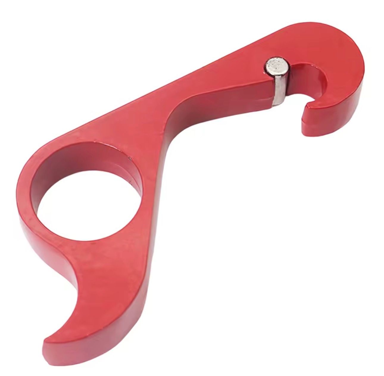 One-Hand Magnetic Bottle Opener — Portable — Red