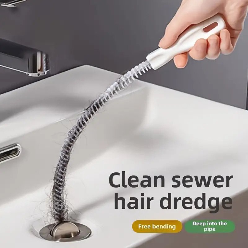 Furet Déboucheur « CheveuStop » – Tige Flexible Éviers & Douches — 1 pièce (3/10)
