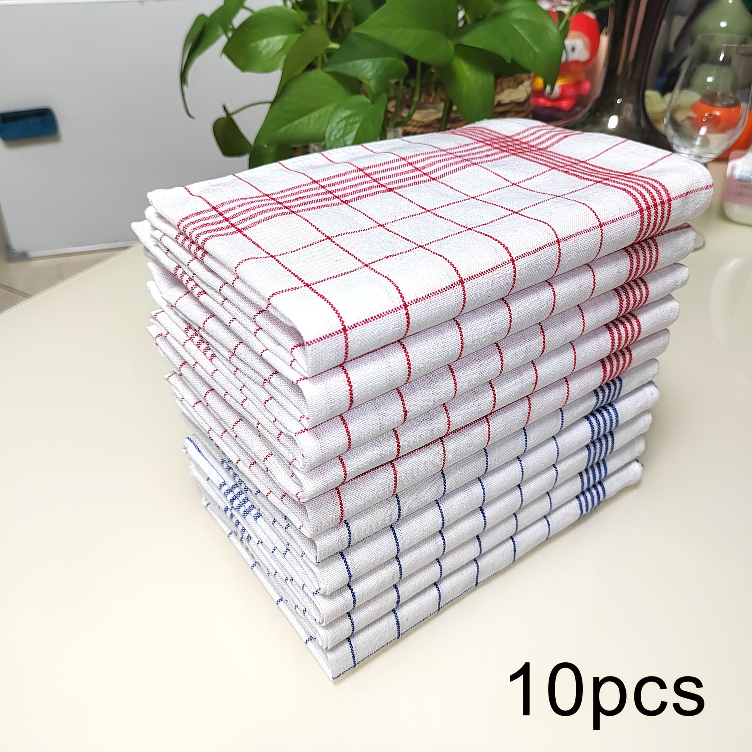 Lavettes Vaisselle 100 % Coton « CotoNette » – Lot Doux & Ultra-Absorbant — Beige (6/11)