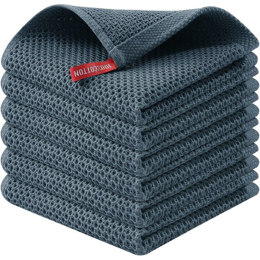 Lavettes Vaisselle 100 % Coton « CotoNette » – Lot Doux & Ultra-Absorbant — Beige (2/11)