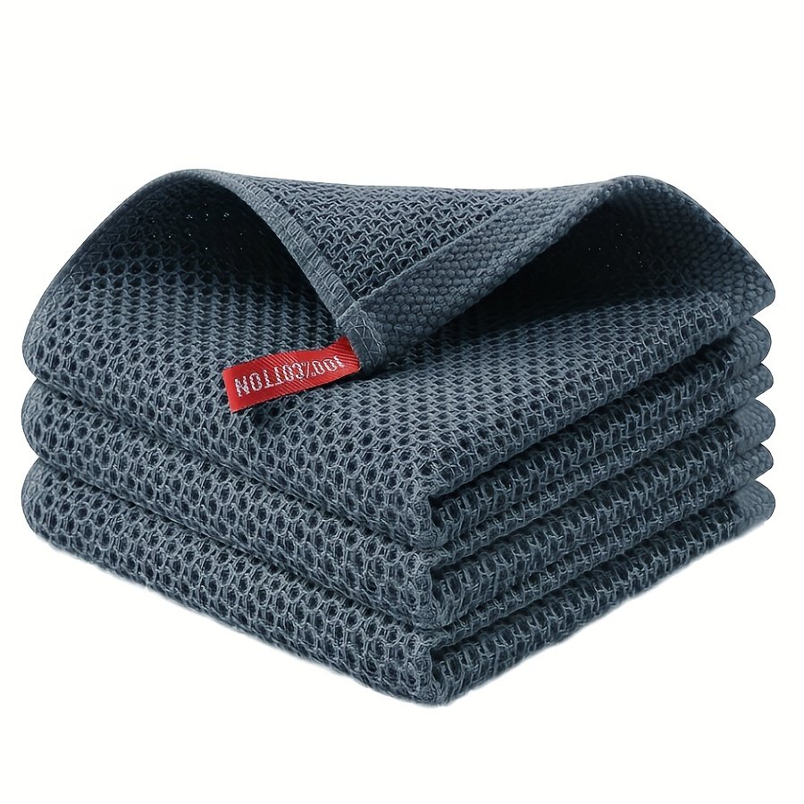 Lavettes Vaisselle 100 % Coton « CotoNette » – Lot Doux & Ultra-Absorbant — Beige (3/11)