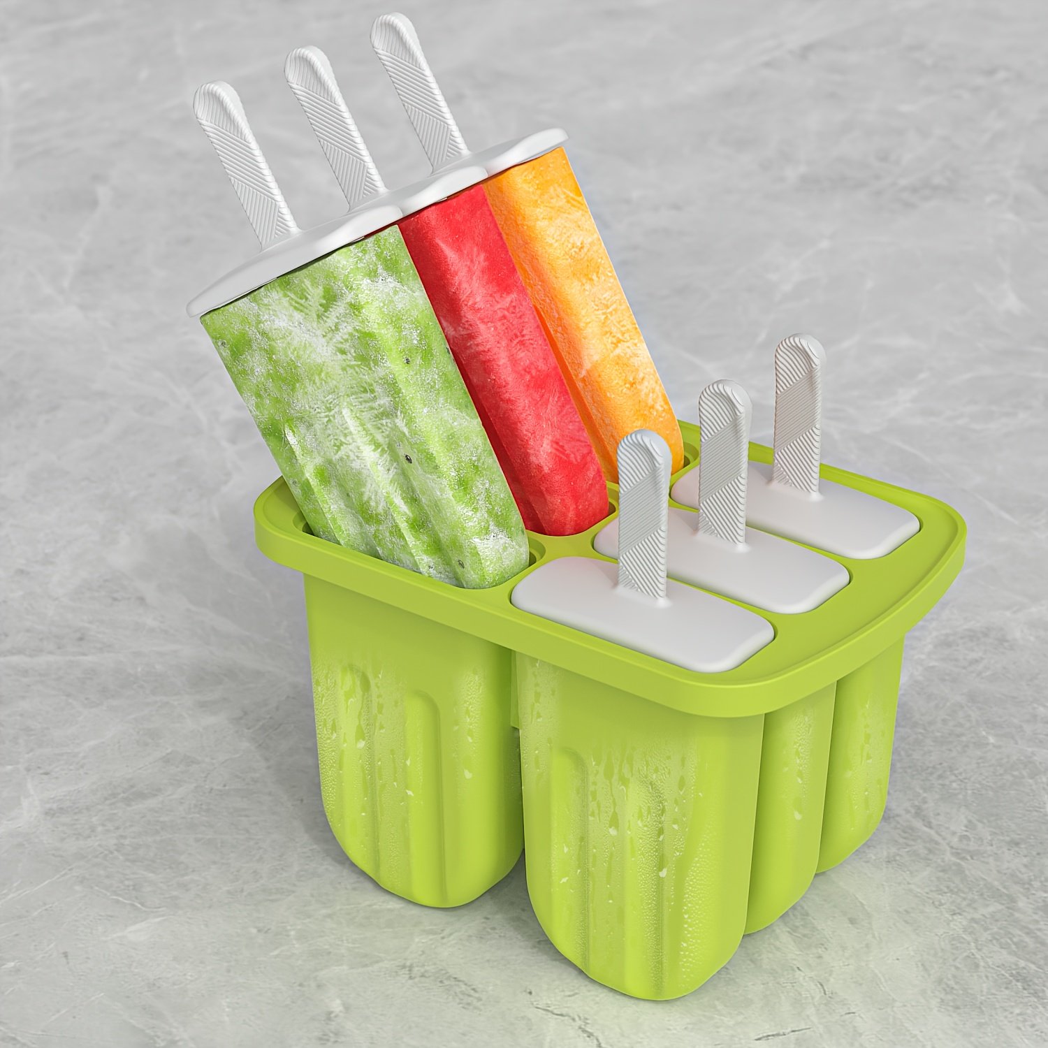 Moules à Glace Silicone « FrostiPop » – Bâtonnets Maison Faciles à Démouler — Bleu (9/11)
