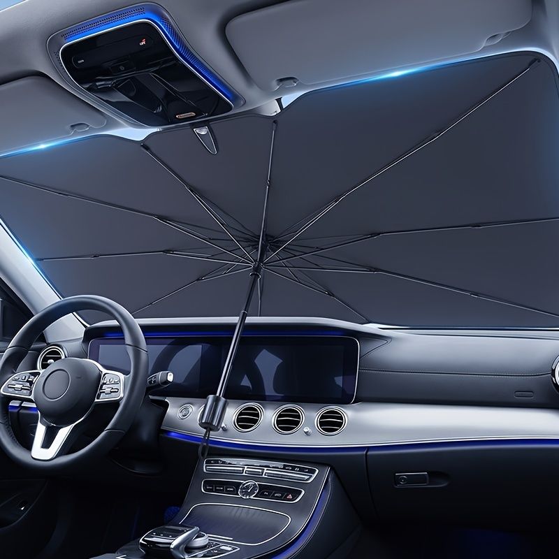 Windshield Umbrella Sunshade "UmbraShield" – Umbrella Fold, High-Density Fabric
