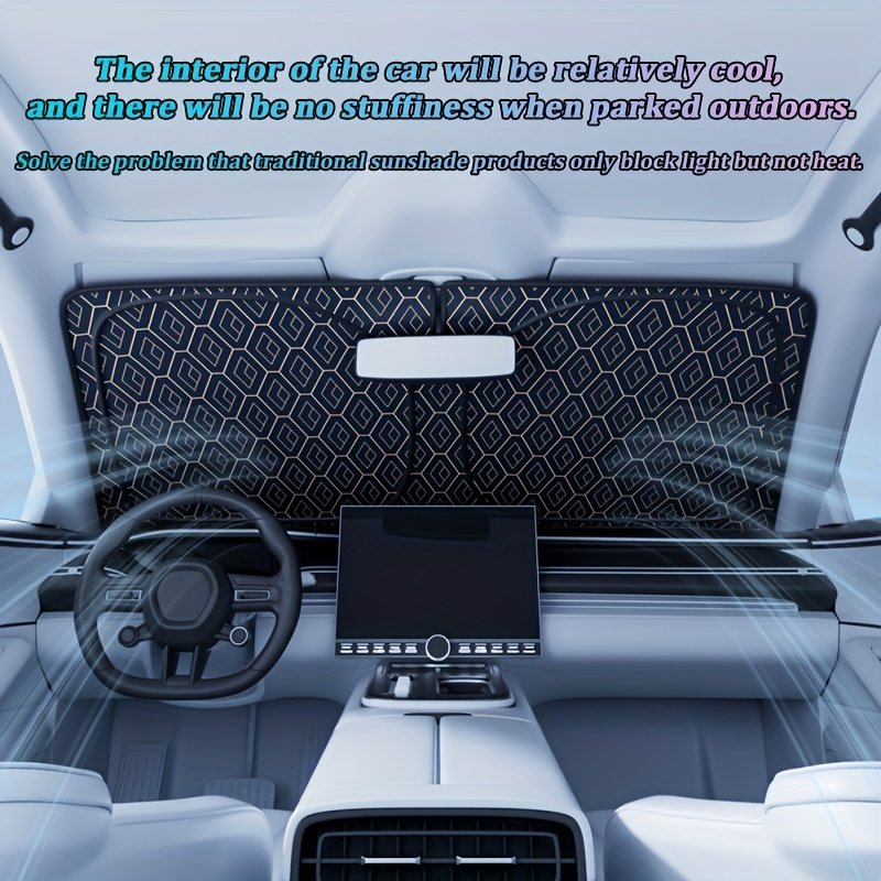 Pare-Soleil Voiture Pliable « Cool Drive » – Pare-Brise Anti-UV & Anti-Chaleur — default (4/8)
