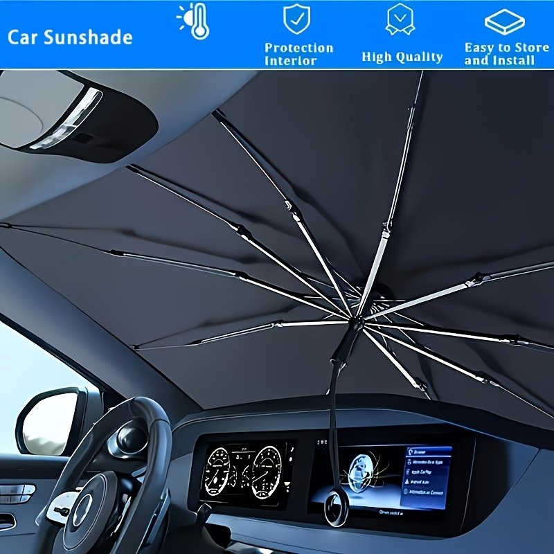 Pare-Soleil Voiture Titane « Silver Shield » – Isolant Thermique Anti-UV — default (2/10)