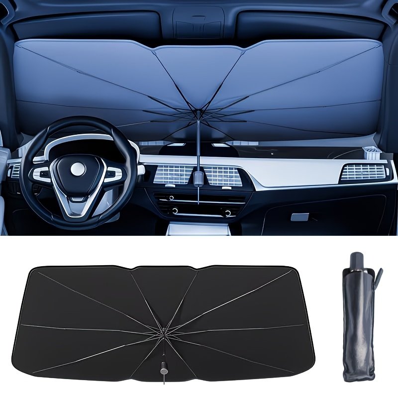 Pare-Soleil Voiture Titane « Silver Shield » – Isolant Thermique Anti-UV — default (5/10)
