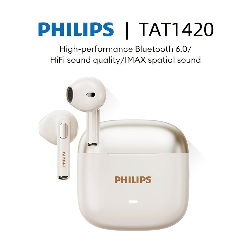 Philips TAT1420 – Écouteurs Bluetooth Sans Fil, Maintien Breveté en U — Gris (9/11)