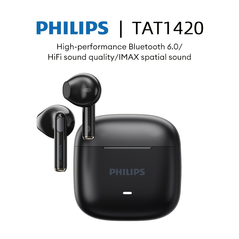 Philips TAT1420 – Écouteurs Bluetooth Sans Fil, Maintien Breveté en U — Gris (8/11)