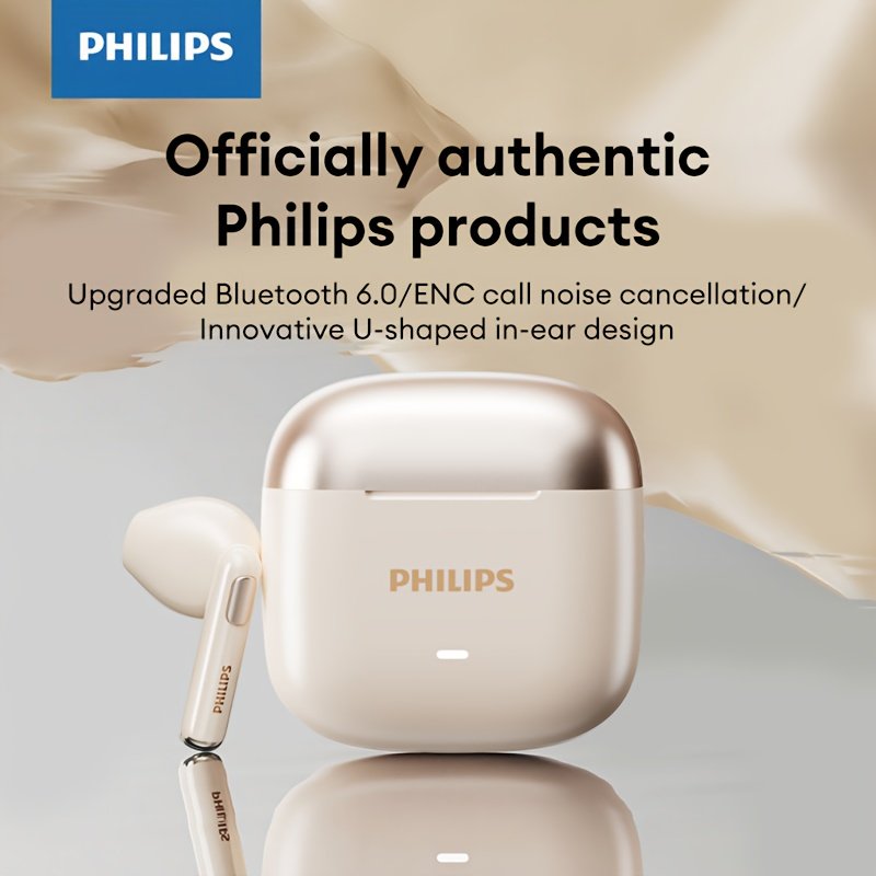Philips TAT1420 – Écouteurs Bluetooth Sans Fil, Maintien Breveté en U — Gris (7/11)