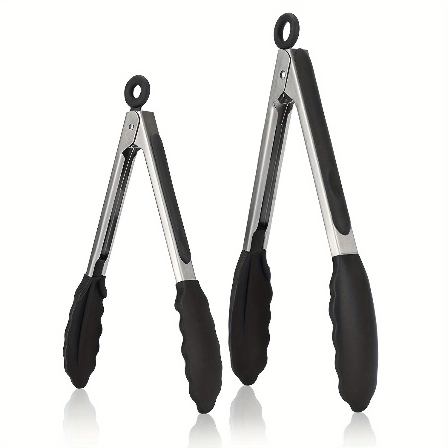 Pinces de Cuisine Inox « GripChef » – Anti-Chaleur, Embouts Silicone — 20 cm (9/9)