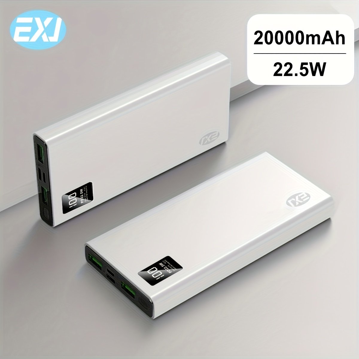Powerbank « Trek » EXJ – 20 000 mAh Charge Rapide 22,5 W Outdoor — Noir (11/11)