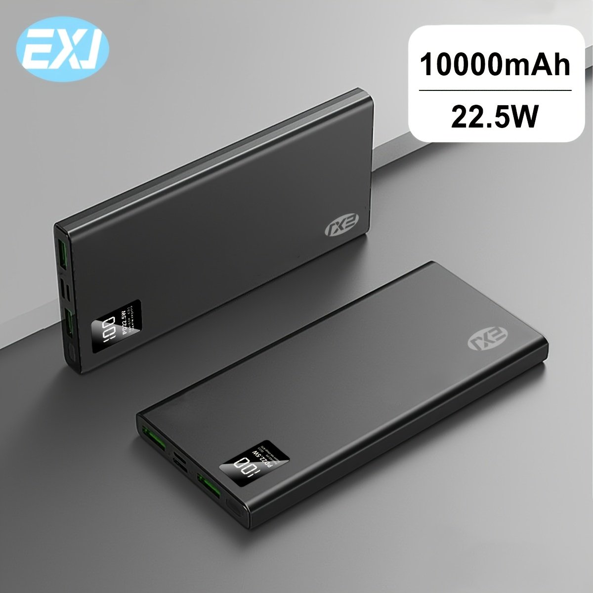 Powerbank « Trek » EXJ – 20 000 mAh Charge Rapide 22,5 W Outdoor — Noir (5/11)