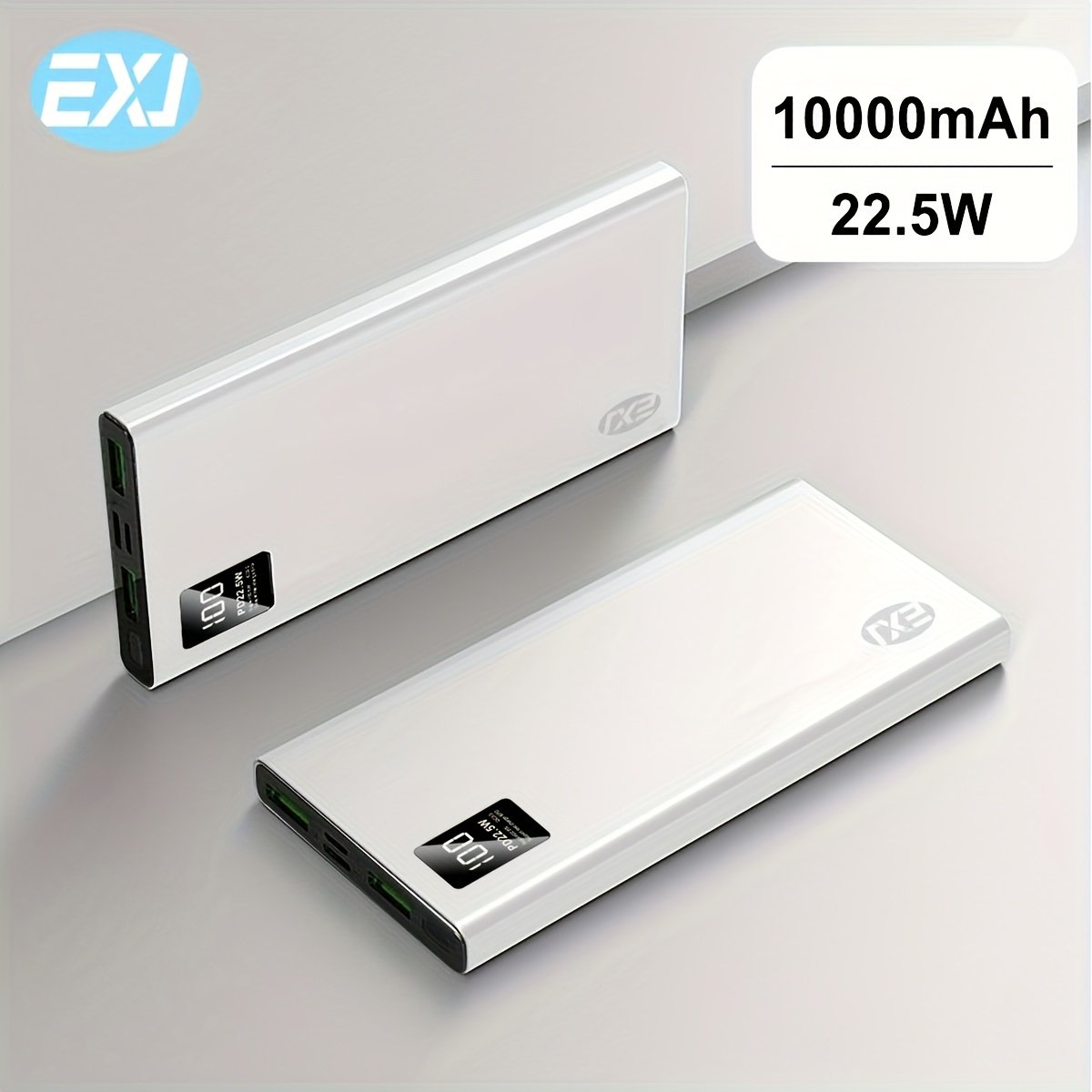 Powerbank « Trek » EXJ – 20 000 mAh Charge Rapide 22,5 W Outdoor — Noir (9/11)