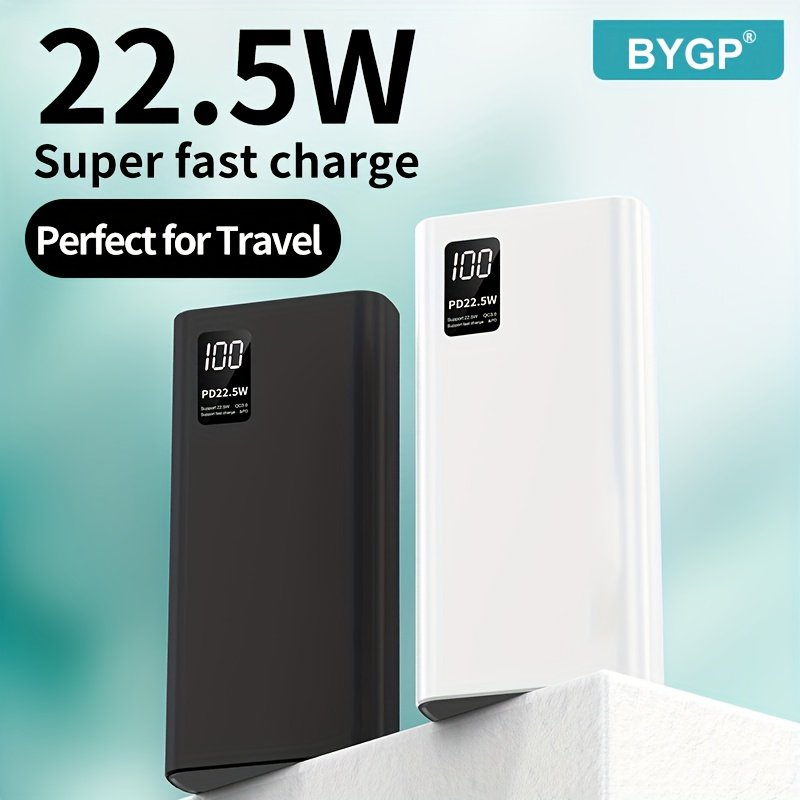 Powerbank « Trek » EXJ – 20 000 mAh Charge Rapide 22,5 W Outdoor — Noir (3/11)