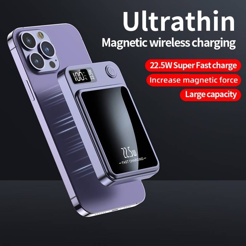 Power Bank "Snap" – 10,000 mAh Magnetic Wireless for iPhone