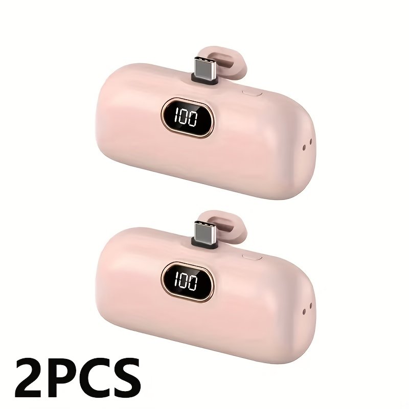 Powerbank « Pocket » – Mini Batterie Externe 5000 mAh Ultra-Compacte — Noir (6/11)