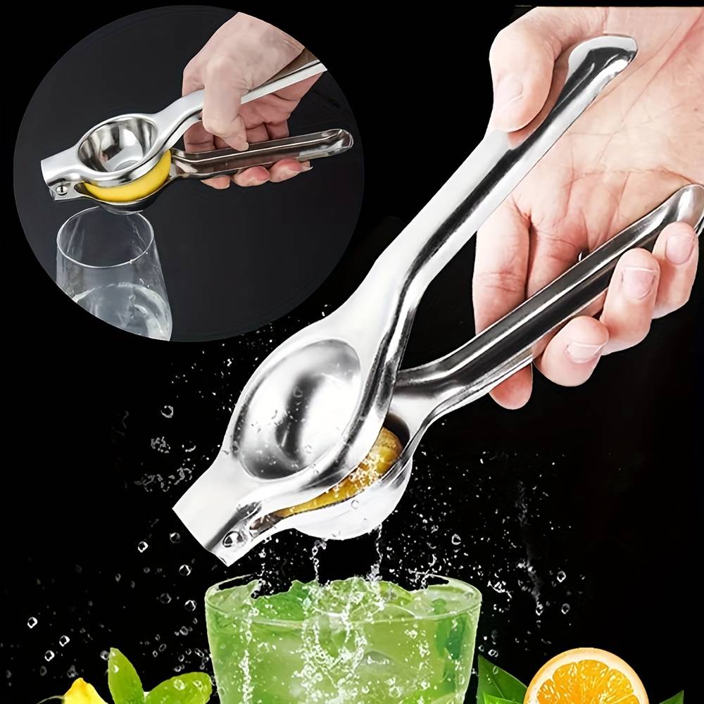 Stainless Steel Manual Lemon Press "CitroTwist" – Fresh Juice Without Seeds