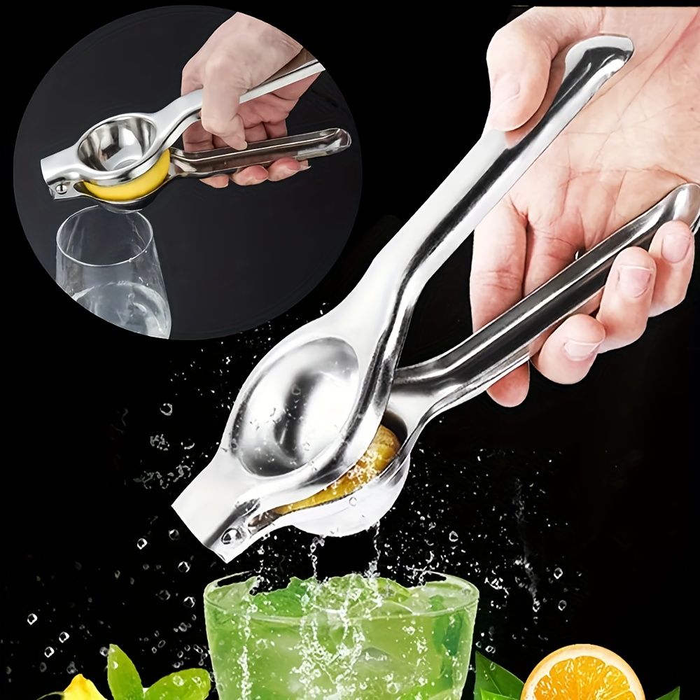 Stainless Steel Manual Lemon Press "CitroTwist" – Fresh Juice Without Seeds