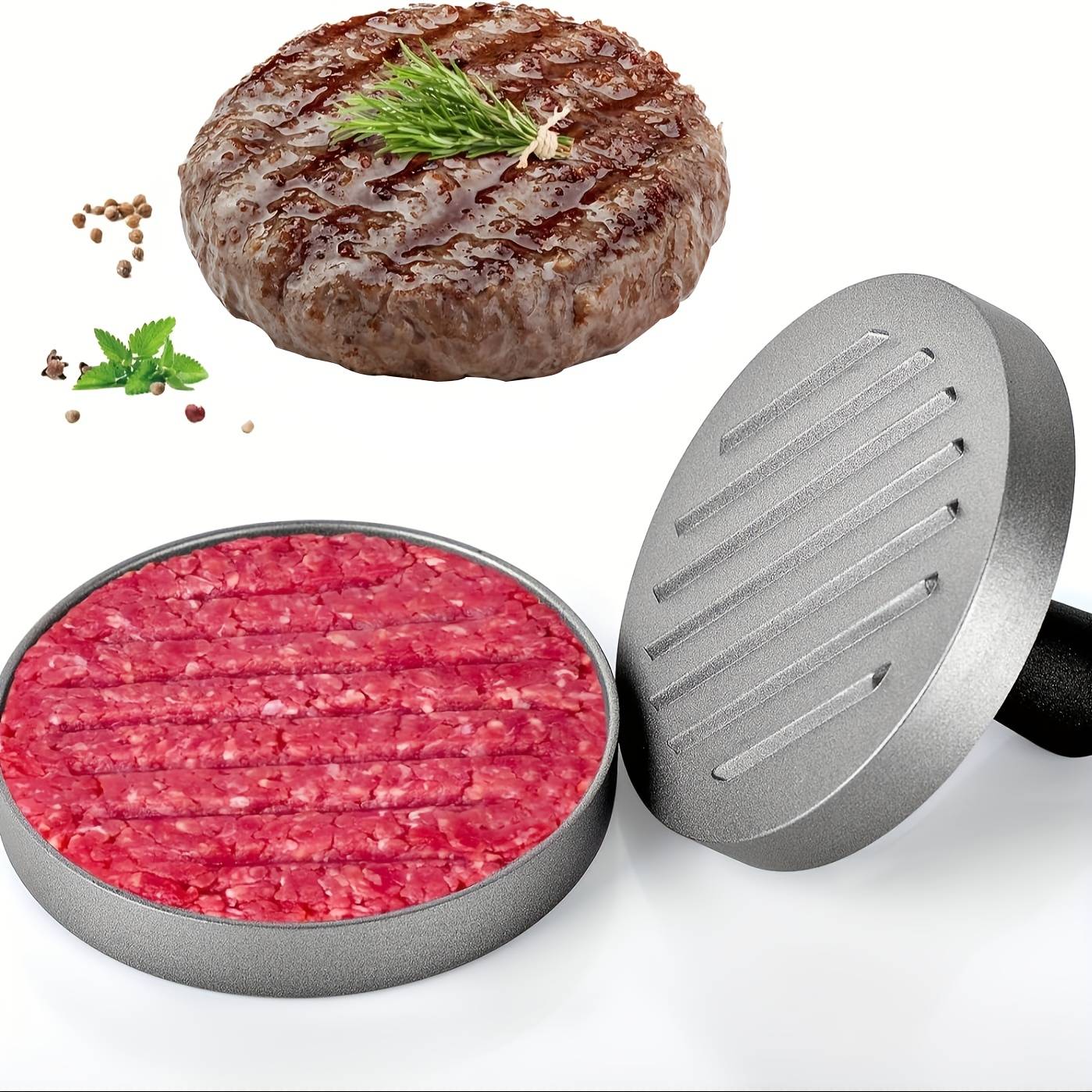Hamburger Patty Press "PattyMaster" – Food-Grade Aluminum, Even Burgers
