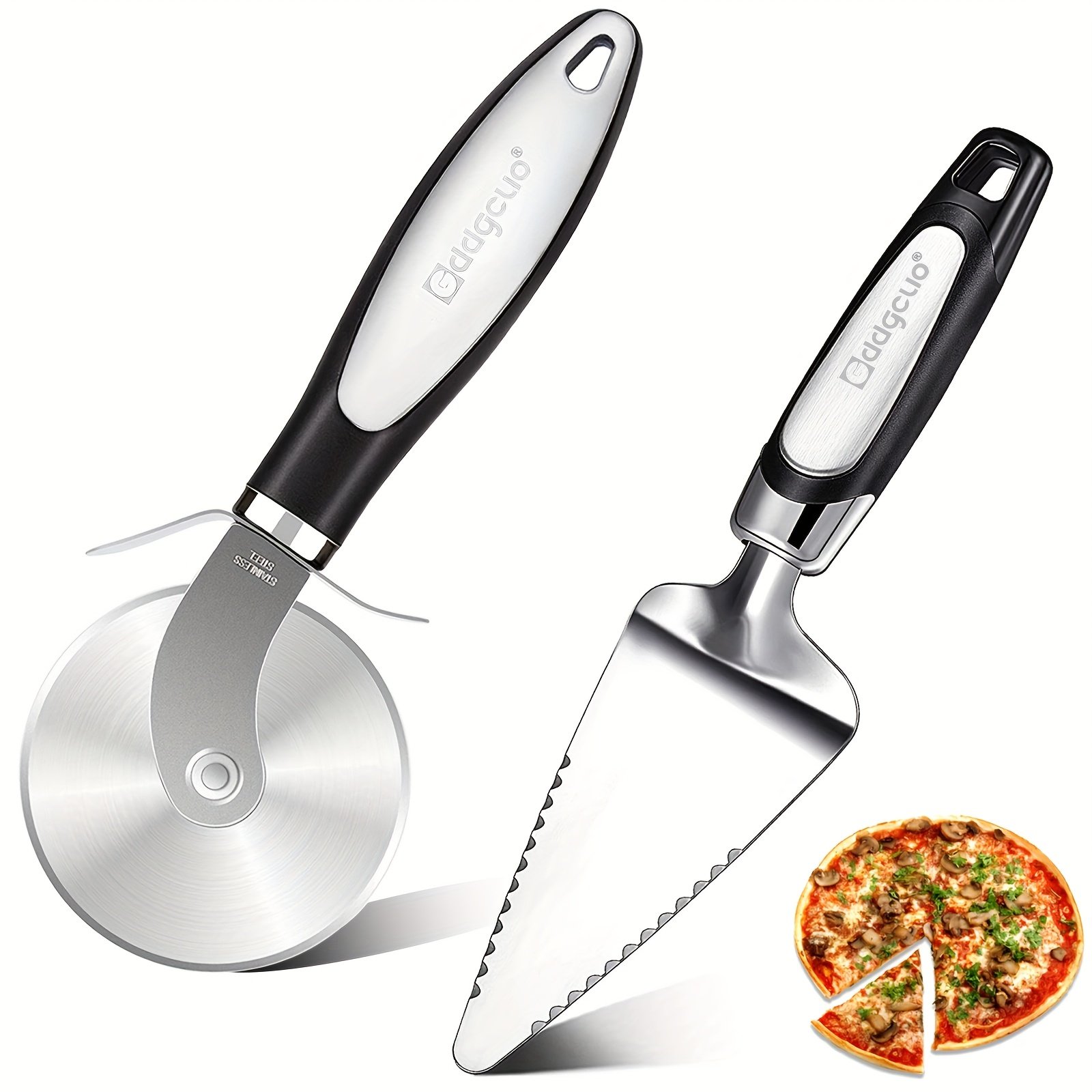 Roulette à Pizza Inox « SliceOne » – Lame Affûtée, Coupe Nette — default (3/9)