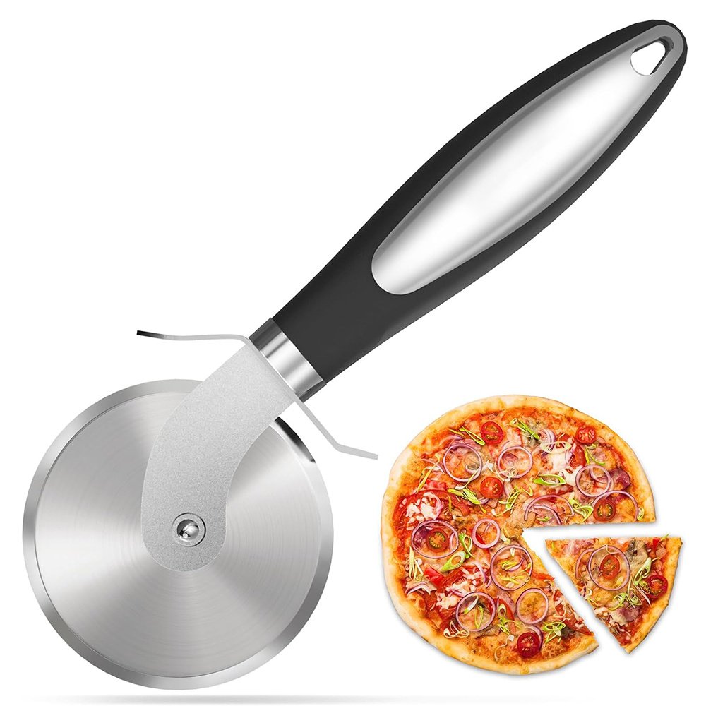 Roulette à Pizza Inox « SliceOne » – Lame Affûtée, Coupe Nette — default (8/9)