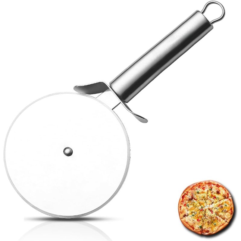 Roulette à Pizza Inox « SliceOne » – Lame Affûtée, Coupe Nette — default (9/9)