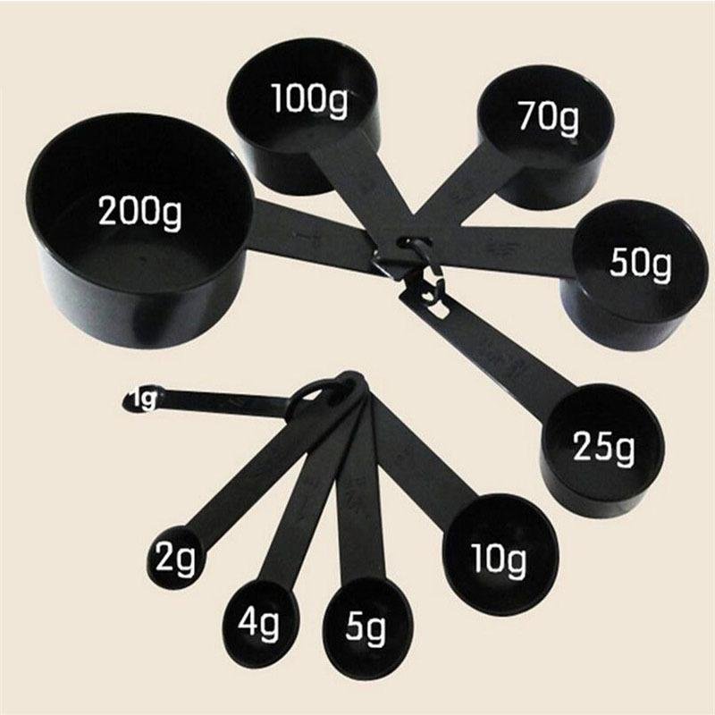 Set 10 Cuillères Doseuses & Tasses à Mesurer « MesuraSet » – Graduations ml, tsp & cup — default (1/4)