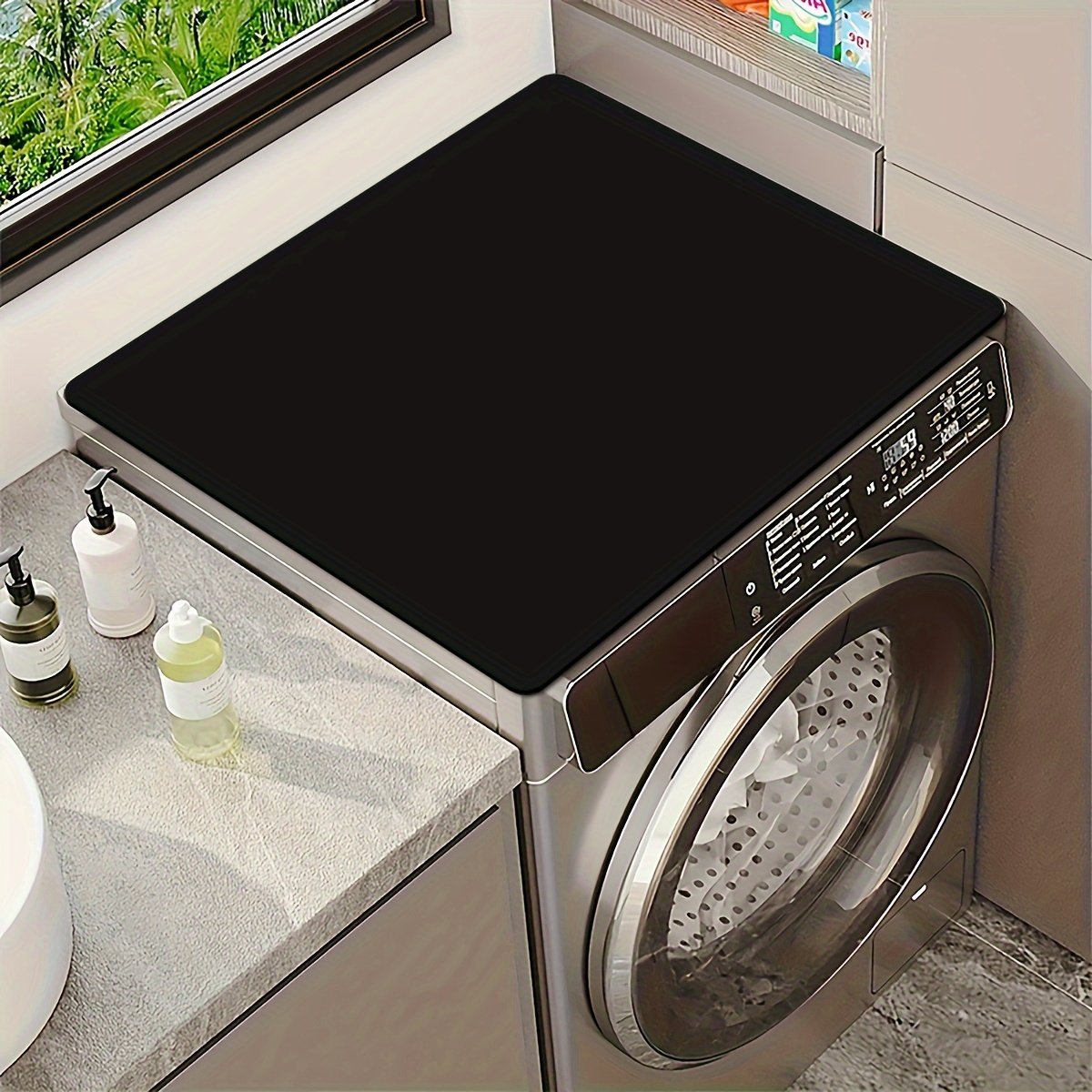 Tapis de Protection « Protecto » – Dessus Lave-Linge, Sèche-Linge & Frigo — Gris foncé (9/9)