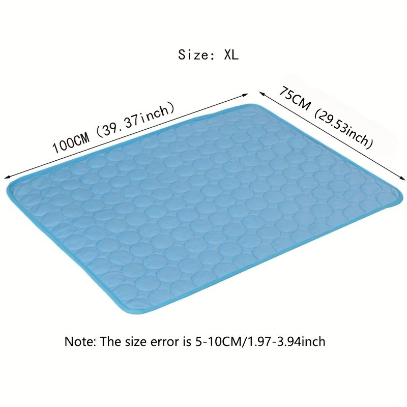 Tapis Rafraîchissant Chien & Chat « FreshPaws » – Respirant, Lavable en Machine — Bleu clair (2/9)